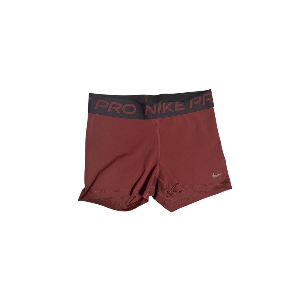 Nike Pro Dri-FIT Burgundy Maroon Compression Shorts – Size M